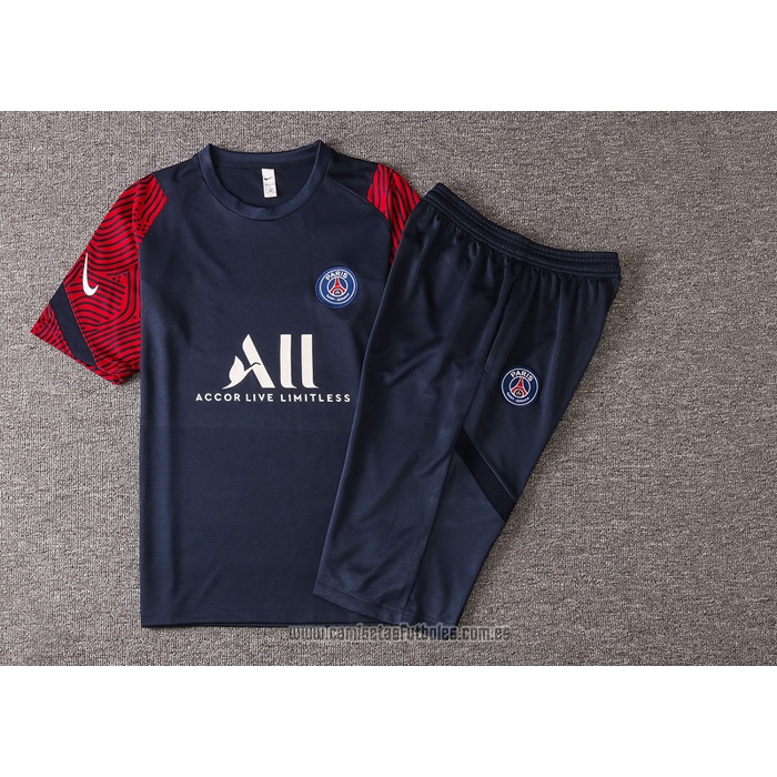 Chandal del Paris Saint-Germain Manga Corta 2020-2021 Azul y Rojo